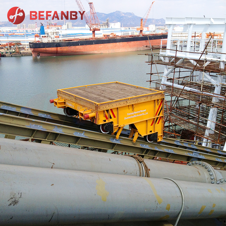 Carro de transferencia de riel trepador de aplicación Harbor de 15 toneladas (4)